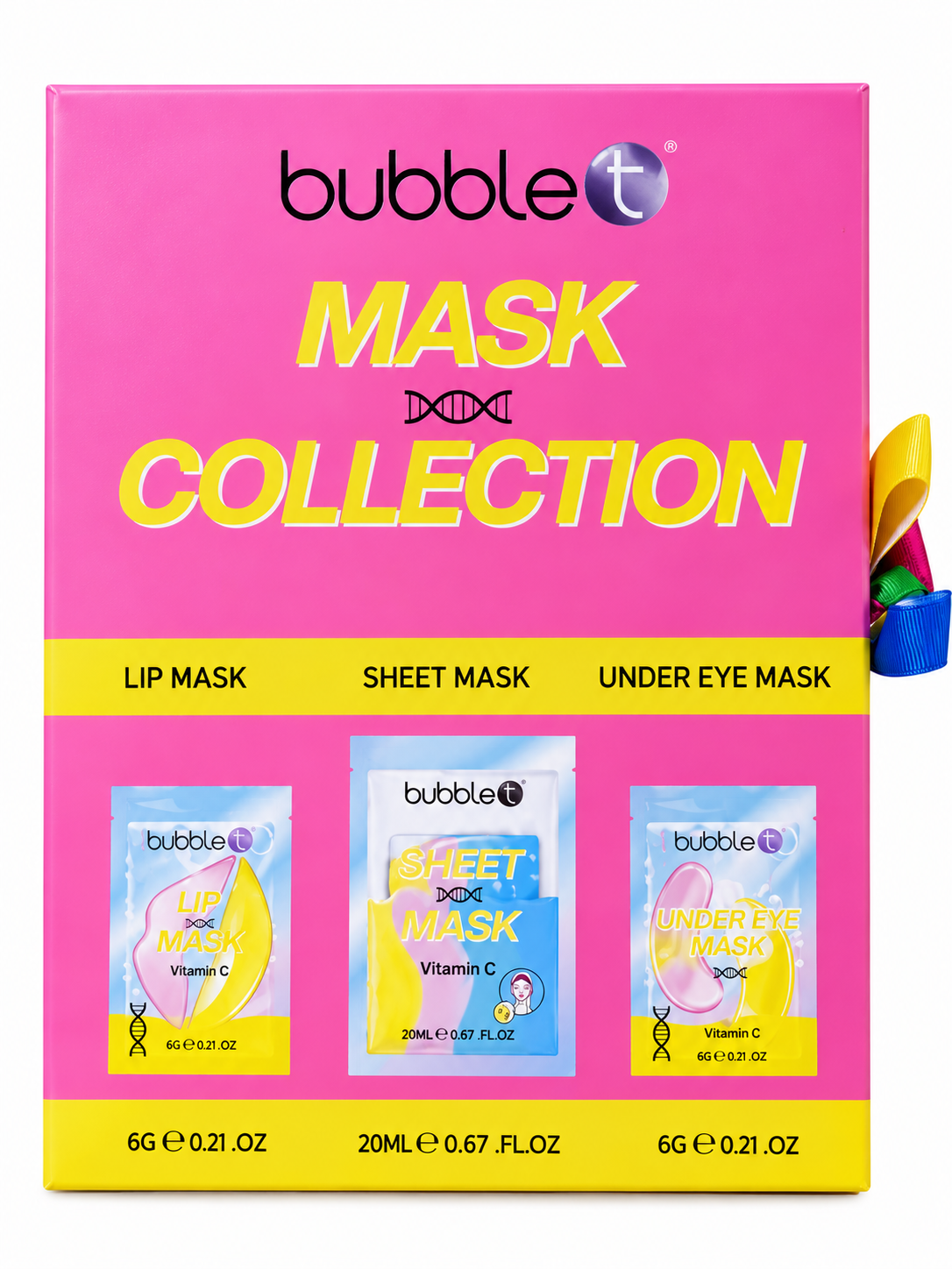 bubble t mask collection for skin care