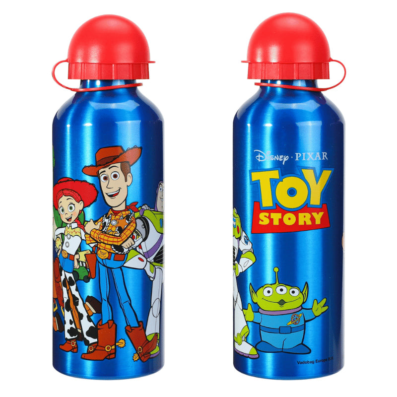 disney pixar toy story aluminium bottle featuring colourful character design