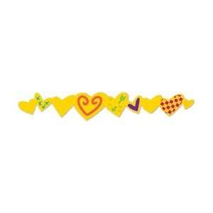 die cut heart border created using ellison extended cuts hearts die for paper crafts