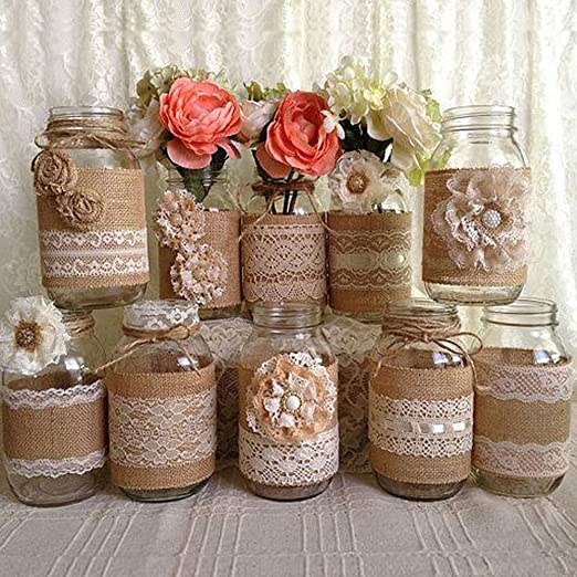 hessian ribbon used in craft projects rustic bows and décor ideas