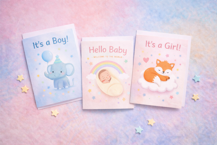 new baby cards collection featuring sweet thoughtful designs for welcoming newborns and families