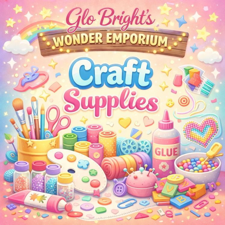 craft supplies collection featuring transparent materials for diy projects handmade gifts and creative crafting