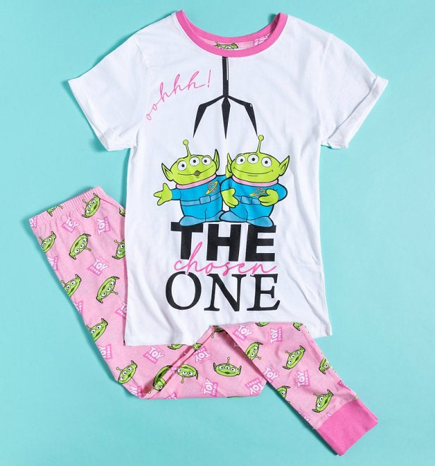 Disney Toy Story ladies pyjamas with Aliens character print