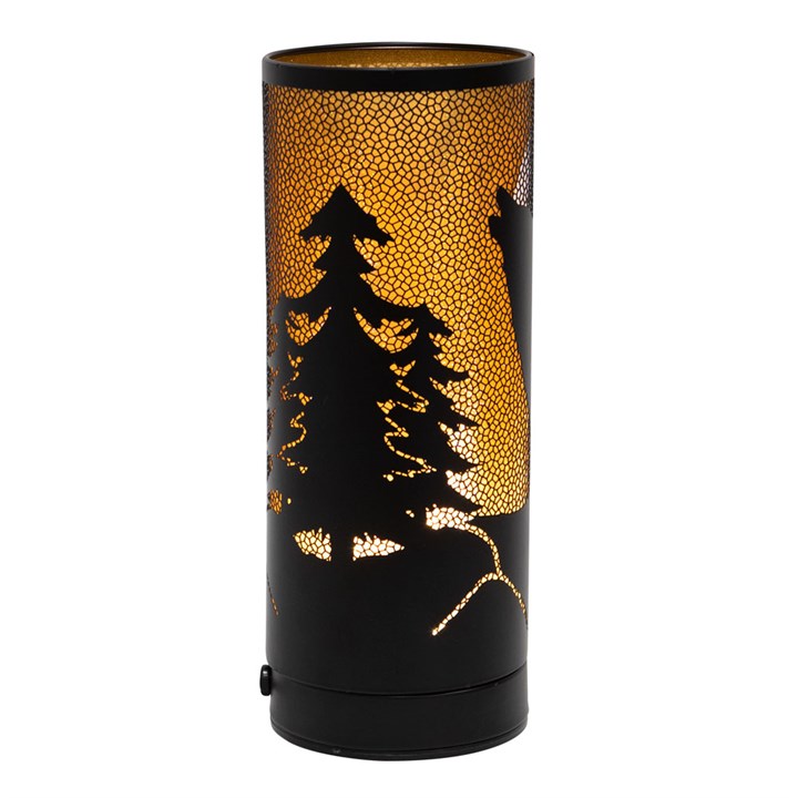 lisa parker wolf song metal aroma lamp rear angle showing ventilation and usb power connection