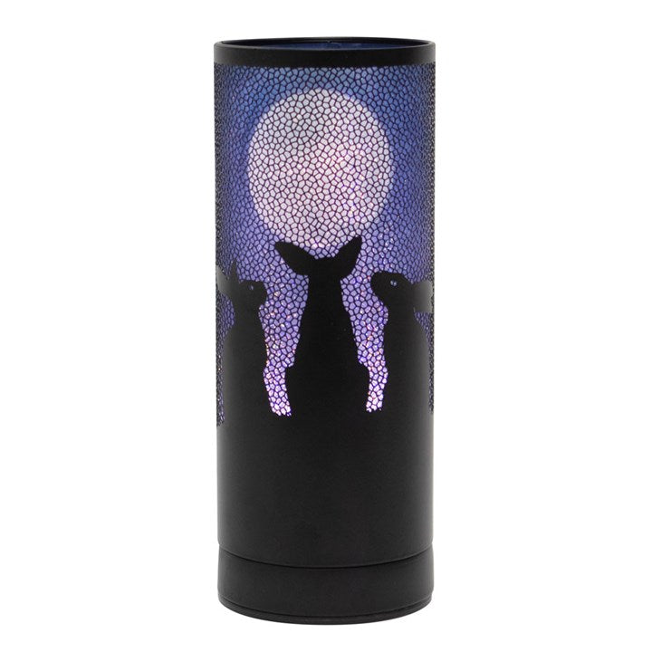 moon gazing hares gift aroma lamp fantasy art home decor