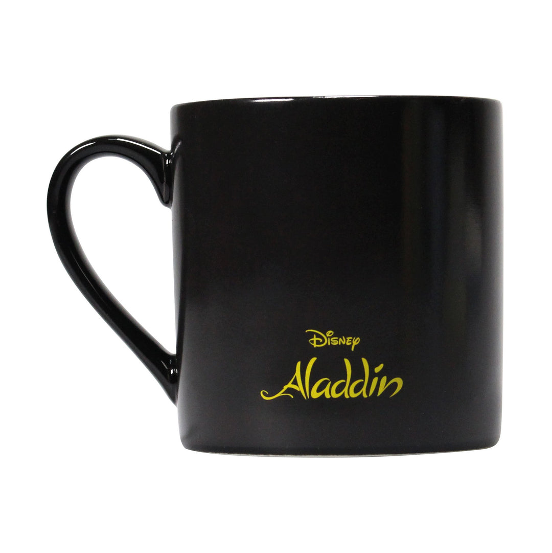 Disney Aladdin magic heat changing mug side view