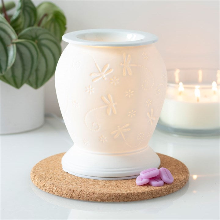 dragonfly electric wax burner ceramic wall plug in home fragrance burner for wax melts