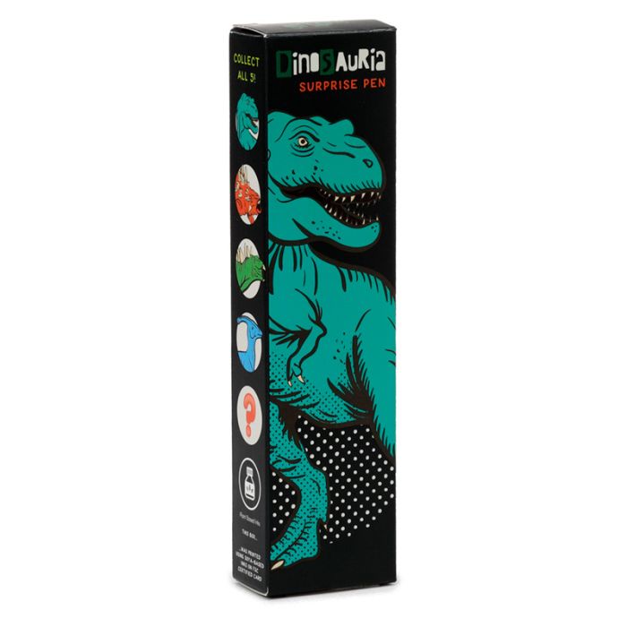 Single dinosaur surprise pen in packaging, children’s novelty stationery gift