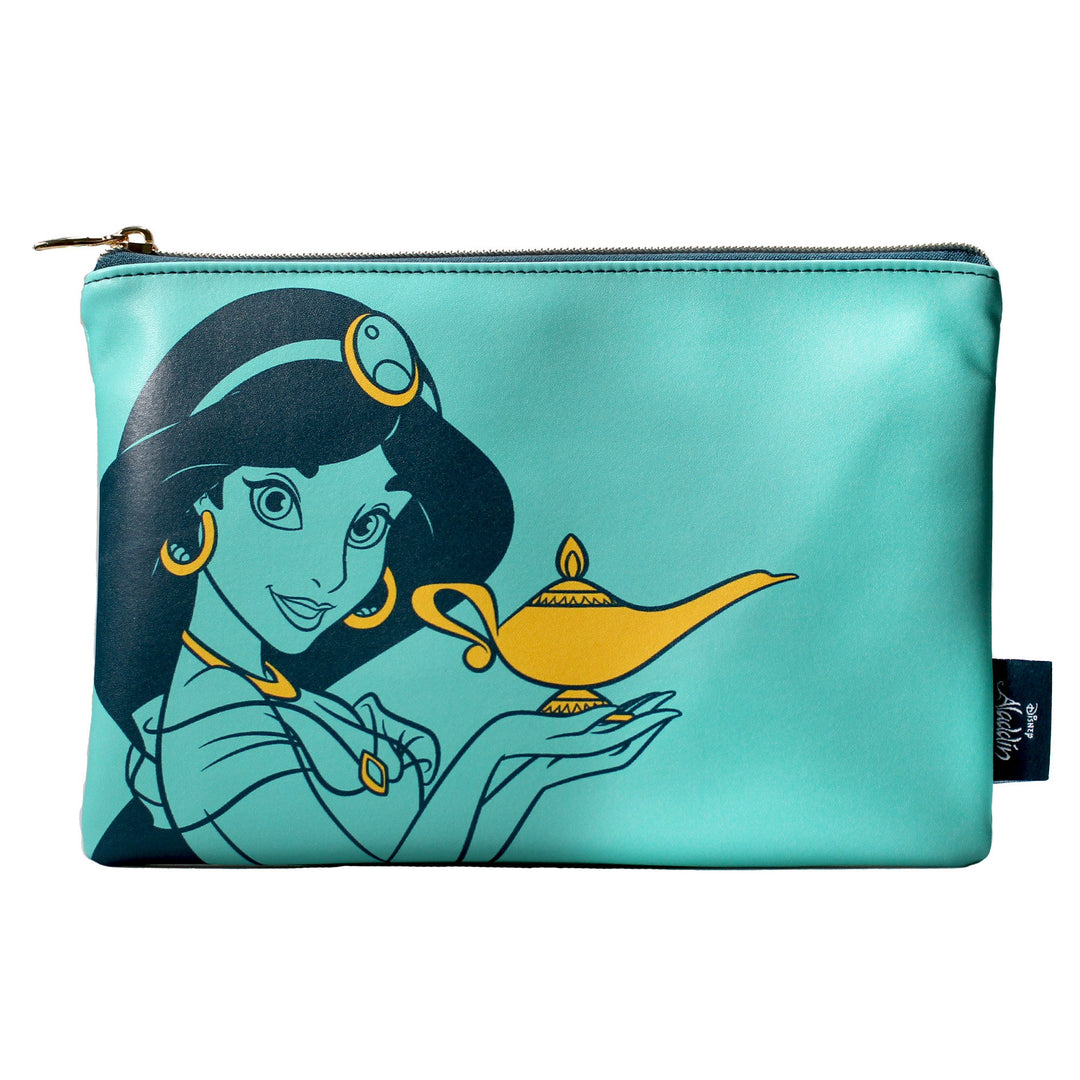 Disney Aladdin & Jasmine makeup bag front design official Disney merchandise