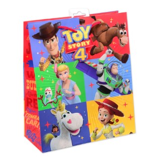 Disney Toy Story 4 large gift bag with characters