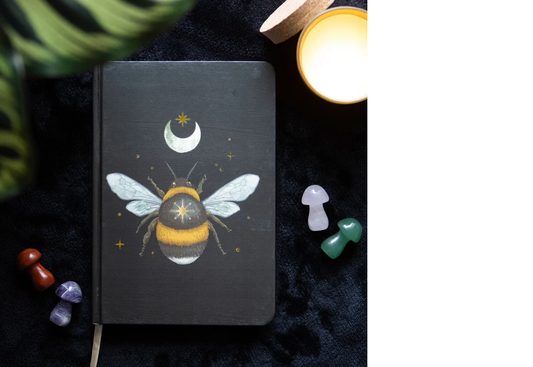 forest bee hardback notebook a5 nature stationery journal