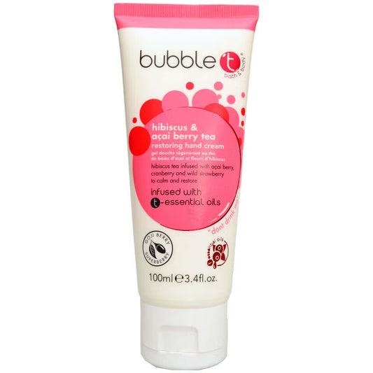 Bubble T Hibiscus & Acai Berry Tea Hand Cream