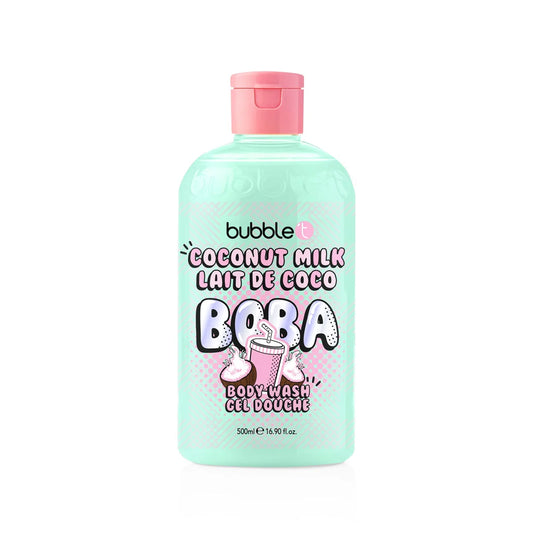 bubble t coconut milk shower gel body wash with vegan cruelty free moisturising formula