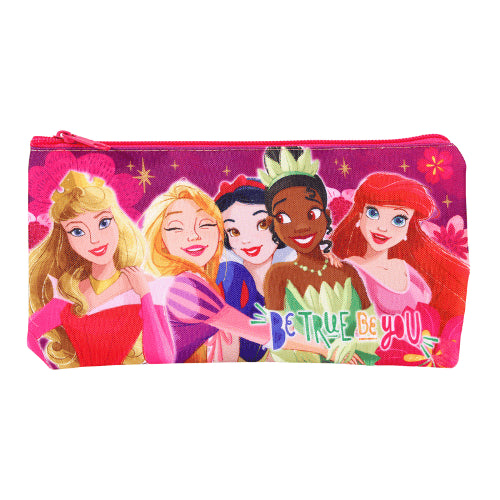 Disney Princess pencil case pink zip stationery pouch