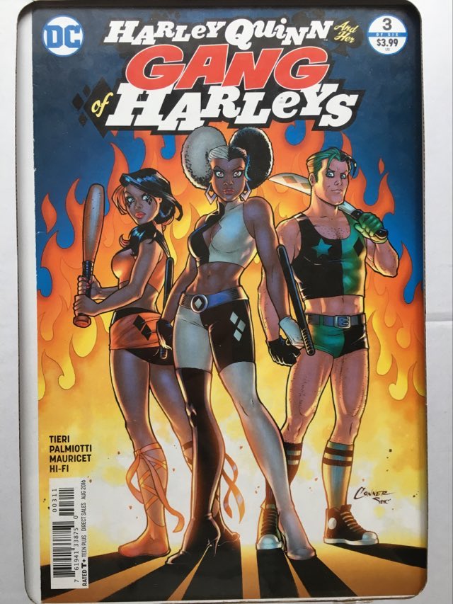 dc comics harley quinn gang of harleys august 2016 comic cover in clip frame