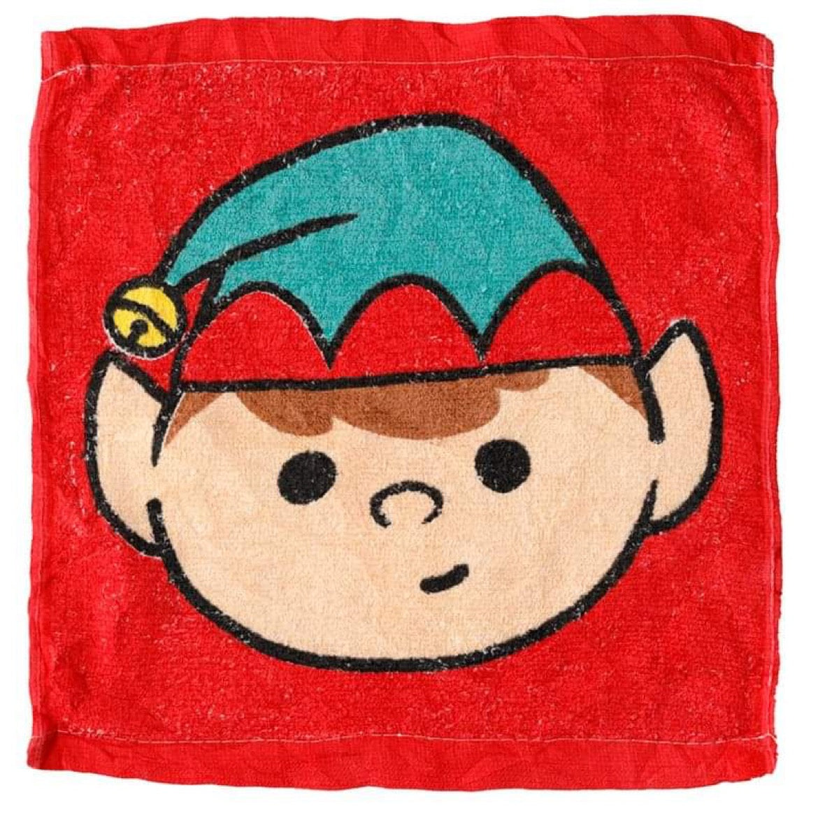 christmas festive friends compressed travel towel, soft material in use, perfect for drying off during holiday travel or adventures