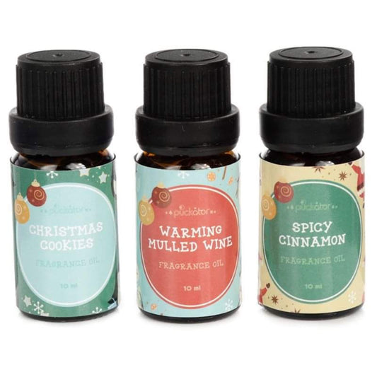 eden set of 3 christmas jingle all the way fragrance oils, 10ml bottles, vegan and cruelty-free, perfect for use with oil burners or reed diffusers