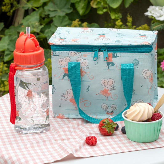 insulated mouse design lunch bag with foil lining keeping children’s food fresh