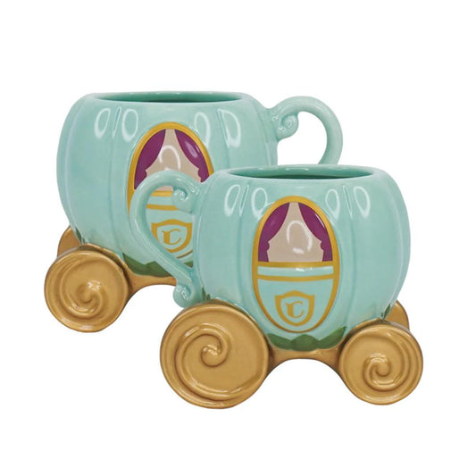 Disney Cinderella carriage shaped mug fairytale design