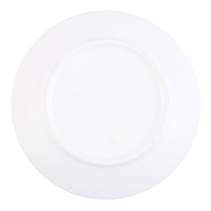 rear view of mushroom trinket dish showing smooth ceramic backing