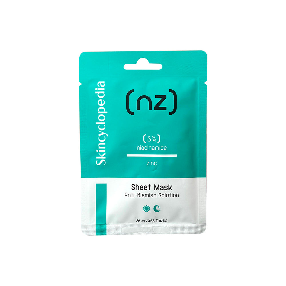 bubble t skincyclopedia niacinamide acid sheet mask, single-use mask for hydration and skin balance, smooths skin, reduces enlarged pores, brightens and refines complexion