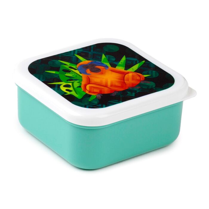 animal kingdom lunch boxes showing stackable design for compact kitchen storage