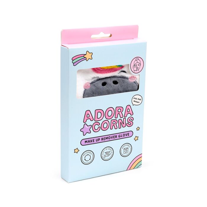 unicorn makeup remover glove in packaging soft cotton reusable skincare accessory