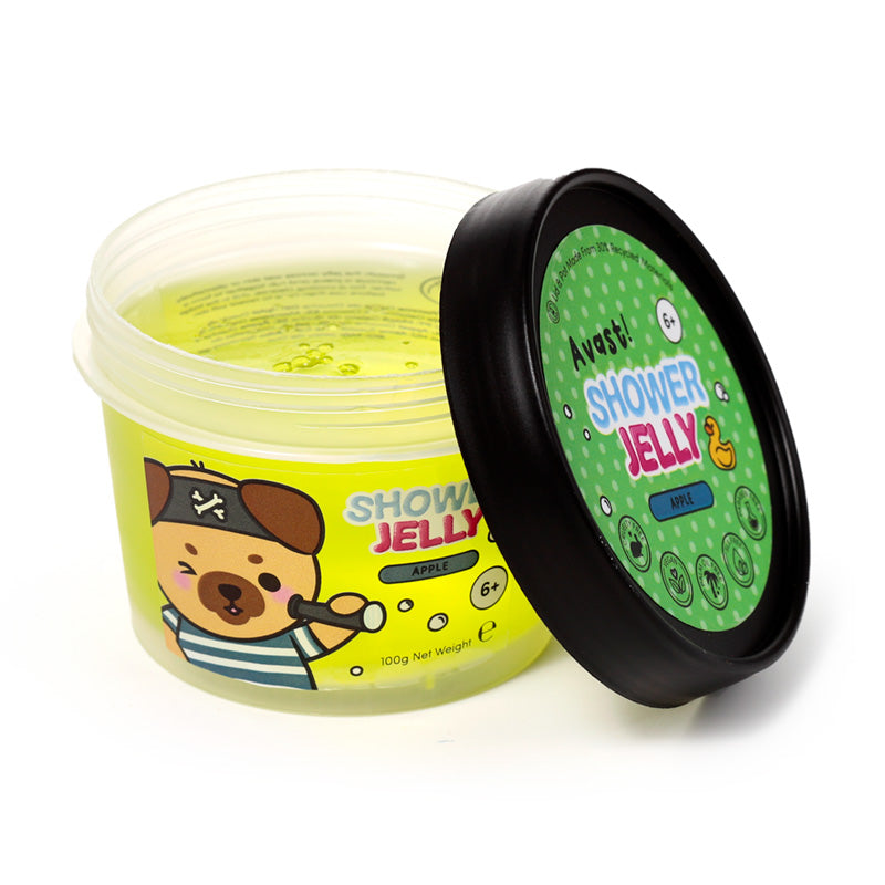 yellow shower jelly variant with playful pirate theme
