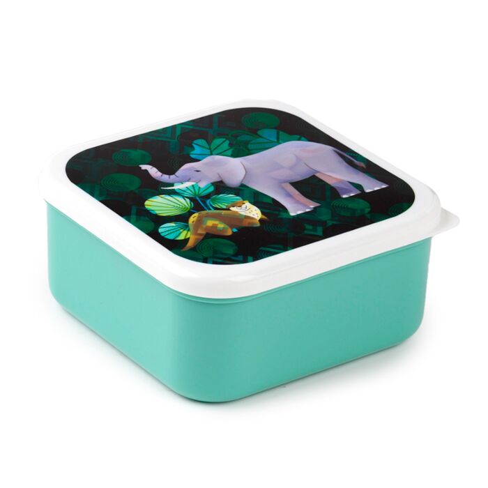 animal kingdom extra large lunch box reusable food container for family snacks