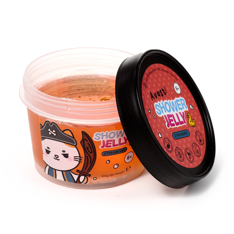 orange shower jelly variant with playful pirate theme