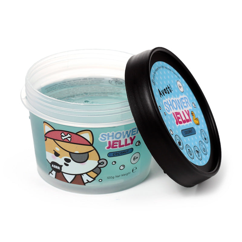 blue shower jelly variant with playful pirate theme