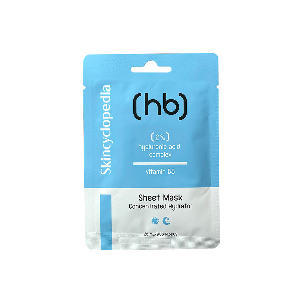 bubble t skincyclopedia hyaluronic acid sheet mask, single-use mask for hydration, replenishes and locks in moisture, leaves skin plump, smooth and radiant