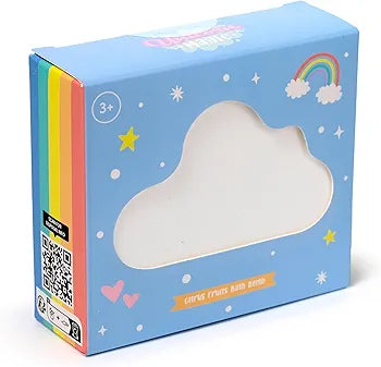 bath bomb unicorn magic rainbow floating design showing one boxed variant from a different angle