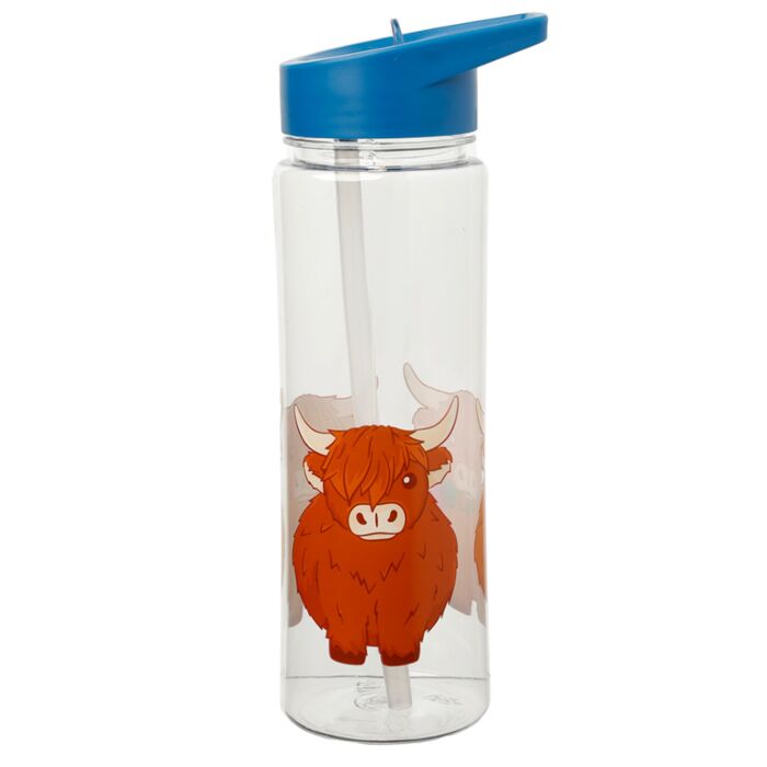 highland coo drinks bottle upright showing side profile and bottle shape