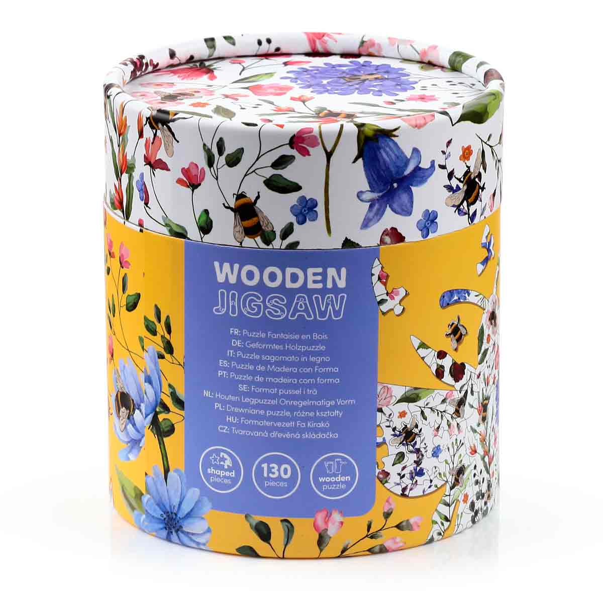 bee nectar meadows shaped puzzle gift for bee lovers