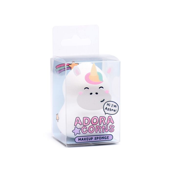 adoramals astra the unicorn beauty blender boxed front view alternative angle