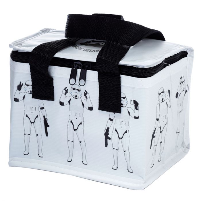 Star Wars Stormtrooper RPET insulated lunch cool bag front official Disney merchandise