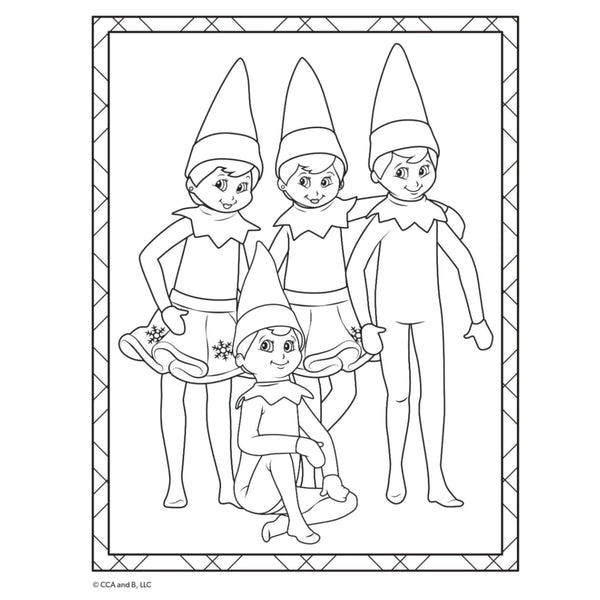 christmas elf on the shelf stickers being used on a holiday craft project, adding festive flair