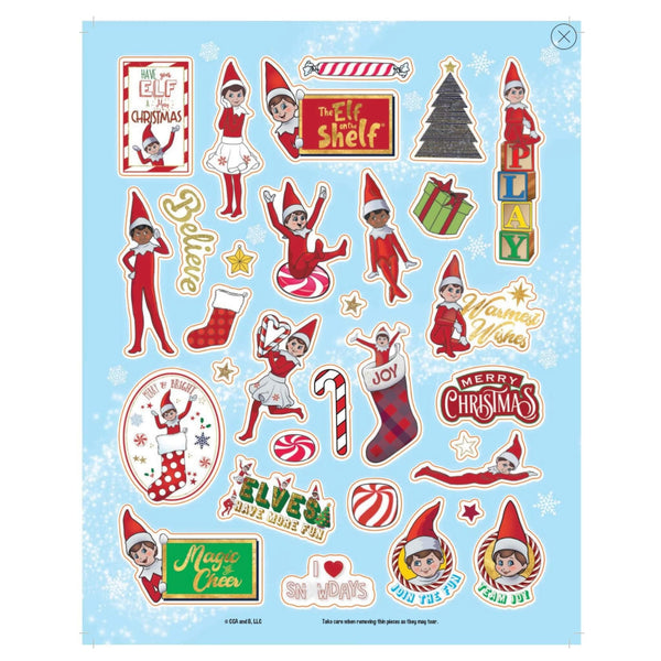pages from christmas elf on the shelf activity book, festive puzzles and games for children