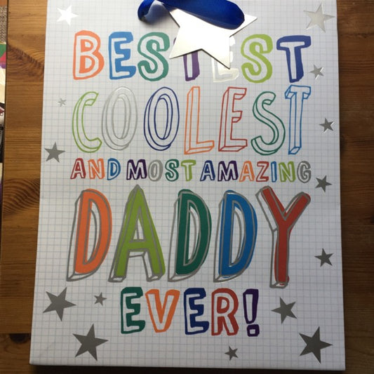 father’s day large gift bag spacious design for presenting larger gifts