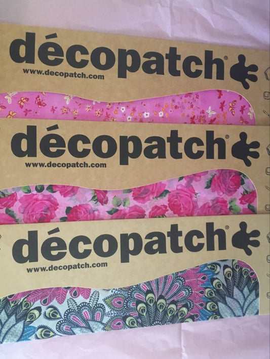 craft set f decopatch papers shown as decorative sheets suitable for decoupage projects