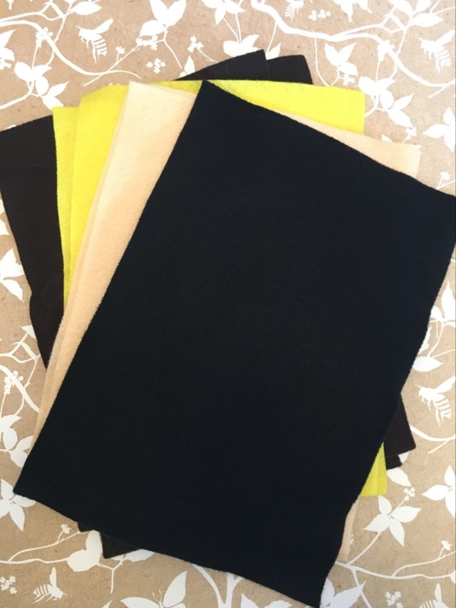 felt rectangle pack of three craft felt sheets suitable for creative projects and teaching activities