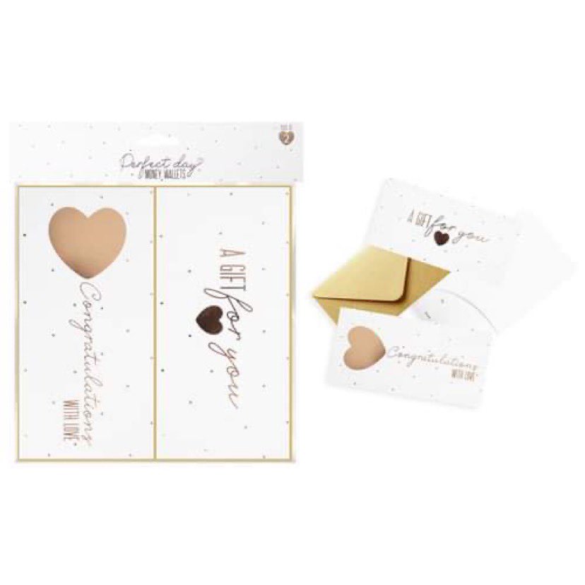 gift wallet set of two for weddings and special occasions money or voucher gifting