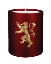 game of thrones lannister candle glass votive with hand painted house crest design
