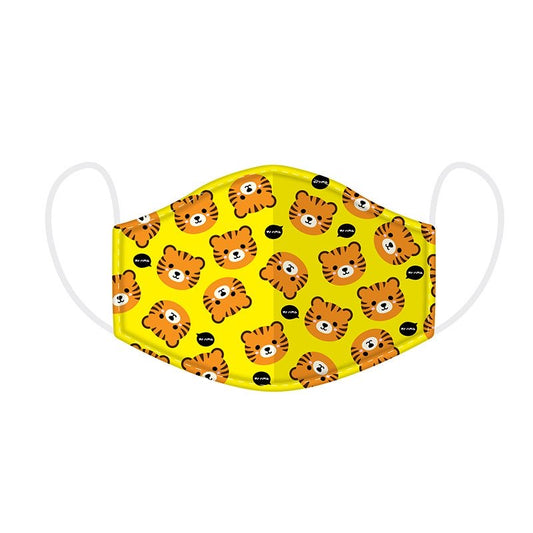 face covering small tiger adult reusable face mask with adoramals tiger character design suitable for everyday wear