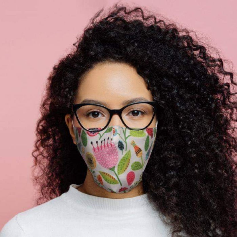 face covering spring adult reusable face mask with adjustable straps for everyday use