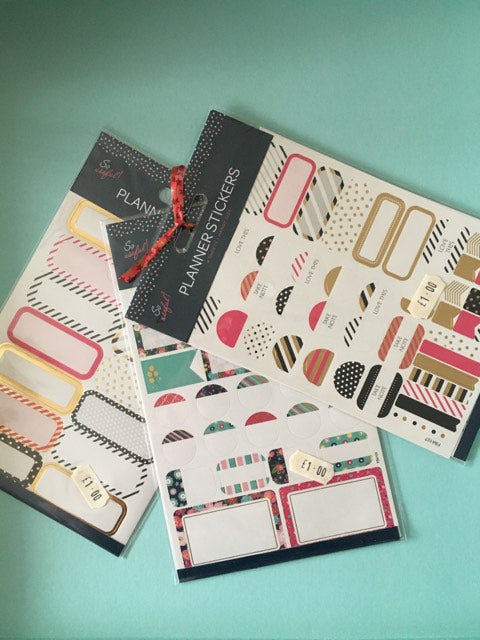 planner sticker sheets craft set decorative labels flags tags stickers for planning and journaling
